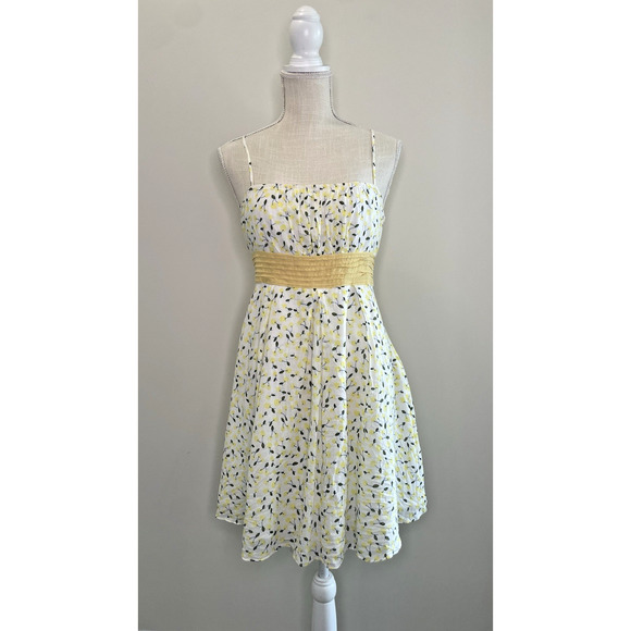 Katia Dresses & Skirts - Katia Mini Babydoll Dress Yellow Cherry Sundress Y2K Cocktail Prom Sz Medium